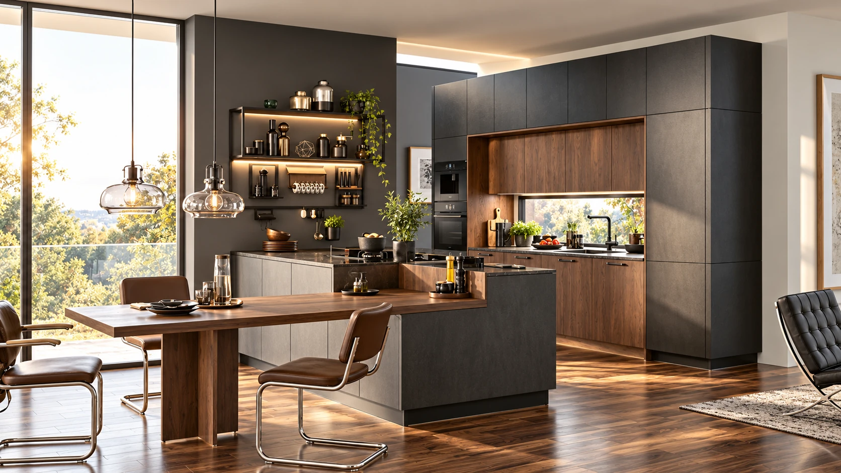The Europa DC showroom kitchen